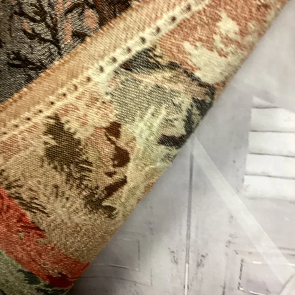 Vintage French Deer Eagle Mountains Tapestry